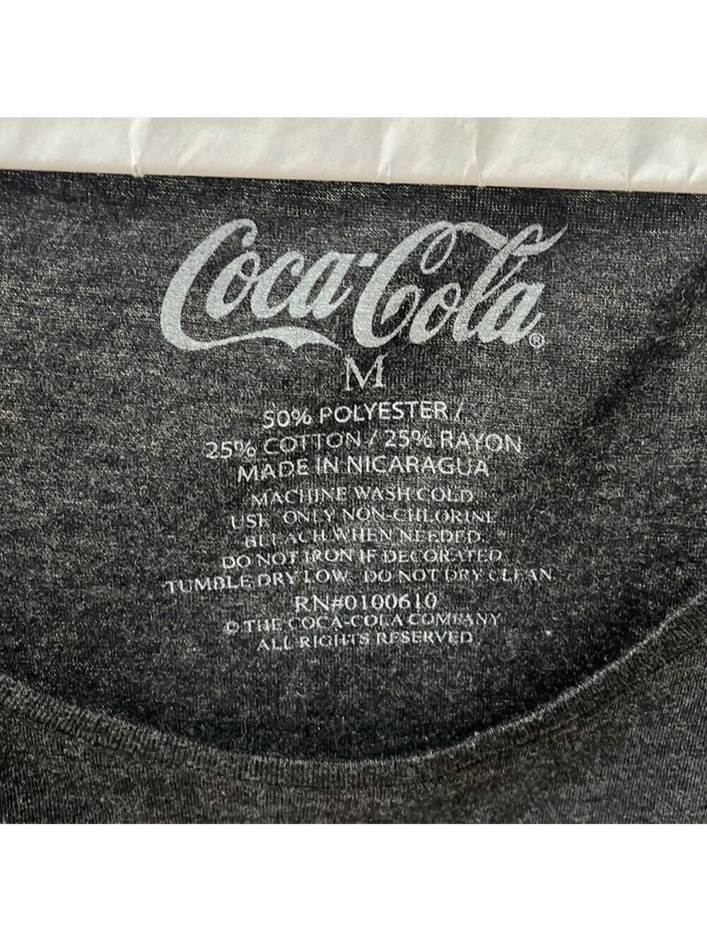Coca Cola Las Vegas short sleeve rhinestone tee - Picture 4 of 4